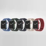 Mutural Liquid Silicone Magnetic Strap Watchband For Apple Watch Series - Image 6