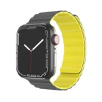 Mutural Moran Series Liquid Silicone Magnetic Strap Watchband For Apple Watch Series