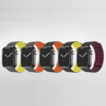 Mutural Moran Series Liquid Silicone Magnetic Strap Watchband For Apple Watch Series - Image 2