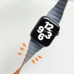 Mutural Moran Series Liquid Silicone Magnetic Strap Watchband For Apple Watch Series - Image 4