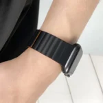 Mutural Moran Series Liquid Silicone Magnetic Strap Watchband For Apple Watch Series - Image 7