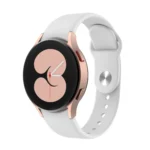 For Samsung Galaxy Watch4 40&44mm/Watch4 Classic 42&46mm Silicone Reverse Buckle Watchband - Image 4