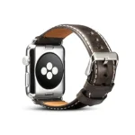 Oil Wax Retro Cowhide Strap Watchband, For Apple Watch Series, For Apple Watch Series 5 - Image 4