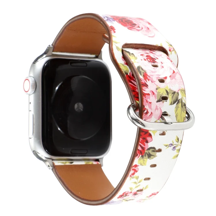 EDA00243101A.webp Floral Strap Watchband, For Apple Watch Series, For Apple Watch Series 5 - Image 1
