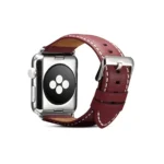 Environmental Protection Genuine Leather Strap Watchband, For Apple Watch Series, For Apple Watch Series 5 - Image 4