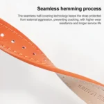 14mm Cowhide Leather Watchband For Apple Watch Series - Image 5