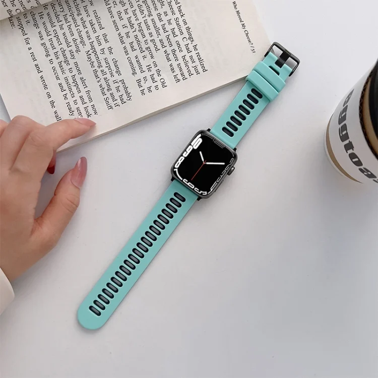 EDA002449001A.webp Silicone Watchband For Apple Watch Series - Image 1