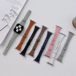Genuine Leather Watchband For Apple Watch Series - Image 2