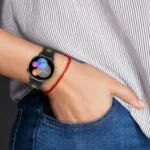Two-color Stripe Silicone Watchband - Image 8