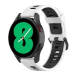 Two-color Stripe Silicone Watchband - Image 5