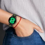 Two-color Stripe Silicone Watchband - Image 8