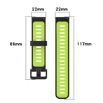 Two-color Stripe Silicone Watchband - Image 7