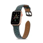 Crocodile Texture Leather Watchband for Apple Watch Series - Image 6