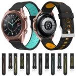 Three Row Holes Silicone Watchband - Image 2