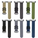 Three-ring Steel Buckle Nylon Watchband - Image 5