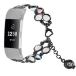 Agate Luminous Bead Steel Watchband
