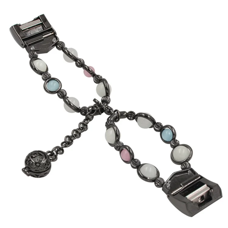 EDA002507601A_2.webp Agate Luminous Bead Steel Watchband - Image 6
