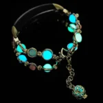 Agate Luminous Bead Steel Watchband - Image 3