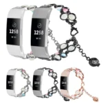 Agate Luminous Bead Steel Watchband - Image 4