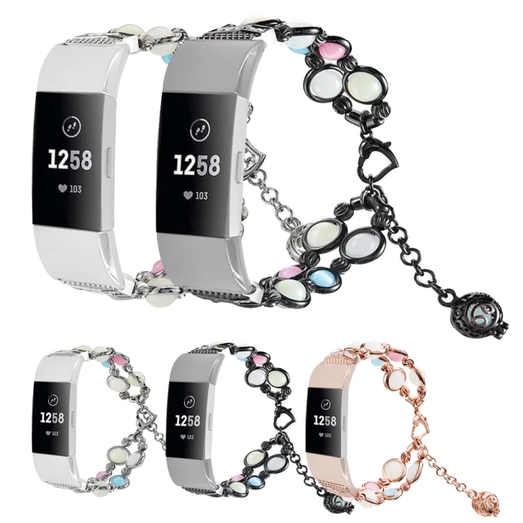 EDA002507601_B3.webp Agate Luminous Bead Steel Watchband - Image 4