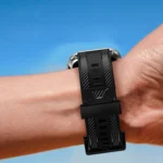 Carbon Fiber Texture Watchband For Apple Watch Series - Image 7