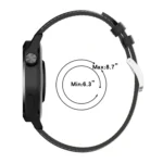 22mm Genuine Leather Watch Strap for Huawei Watch GT3 46mm/GT2 46mm/Samsung Galaxy Watch3 45mm - Image 2