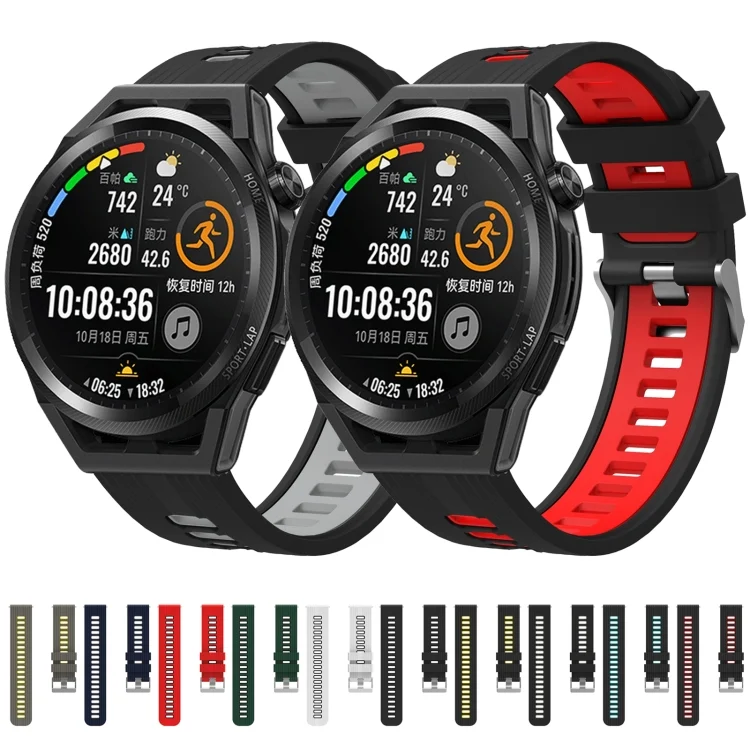 EDA002607901_B2.webp Two-color Silicone Watchband - Image 3