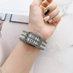 Double Buckles Two-color Silicone Watchband - Image 4