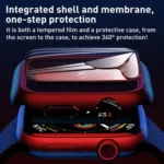 ROCK 2 in 1 PC Frame + Film Protector Case For  Apple Watch Series - Image 3