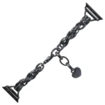 Stainless Steel Heart Pendant Watchband For Apple Watch Series - Image 3