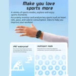 L21 1.69 inch TFT Screen Smart Watch,Support Blood Pressure Monitoring / Sleep Monitoring - Image 6