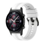 22mm Protruding Head Striped Silicone Watchband - Image 7