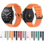 22mm Protruding Head Glossy Silicone Watchband - Image 4