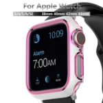 Two-color Electroplating PC Watch Case For Apple Watch Series - Image 6