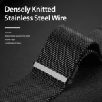 DUX DUCIS Milanese Watchband For Apple Watch Series, For Apple Watch Series 9&8&7 45mm / SE 3&SE 2&6&SE&5&4 44mm / 3&2&1 42mm, For Apple Watch Series 9&8&7 41mm / SE 3&SE 2&6&SE&5&4 40mm / 3&2&1 38... - Image 3