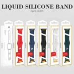 Mutural Liquid Silicone Watchband, For Apple Watch Series 7 41mm / 6 & SE & 5 & 4 40mm / 3 & 2 & 1 38mm, For Apple Watch Series 8&7 45mm / SE 2&6&SE&5&4 44mm / 3&2&1 42mm... - Image 7