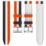 22mm Double Patch Leather Tricolor Watch Strap for Huawei Watch GT 3 46mm - Image 5