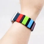 Silicone Splicing Watchband For Apple Watch Series - Image 4