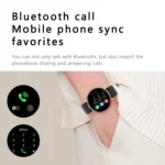 Q71 Pro 1.28 inch TFT Screen Silicone Strap Smart Watch, Support Bluetooth Call / Menstrual Cycle Reminder - Image 2