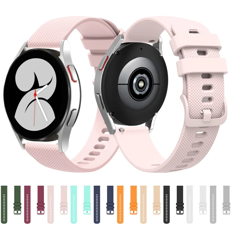 EDA002834901_B2.webp Pockmarked Tonal Buckle Silicone Watch Strap for Huawei Watch / Samsung Galaxy Watch - Image 3