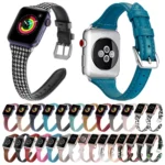 Genuine Leather Watch Band For Apple Watch Series - Image 2