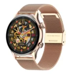 HK8Pro 1.36 inch AMOLED Screen Steel Strap Smart Watch, Support NFC Function / Blood Oxygen Monitoring