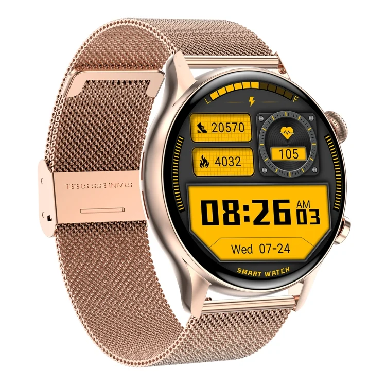 EDA002934201A_1.webp HK8Pro 1.36 inch AMOLED Screen Steel Strap Smart Watch, Support NFC Function / Blood Oxygen Monitoring - Image 8
