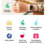 NX2 1.13 inch Color Screen Women Smart Watch, Support Physiological Reminder / Heart Rate Monitoring - Image 6