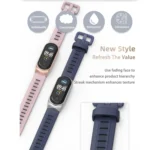 For Xiaomi Mi Band 6 / 5 / 4 / 3 Mijobs Flat Hole Silicone Watch Band - Image 3