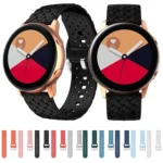 Weave Texture Silicone Watch Band - Image 2