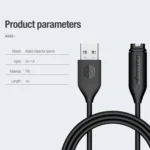 Smart Watch Charging Data Cable for Garmin, Cable Length: 1m - Image 8
