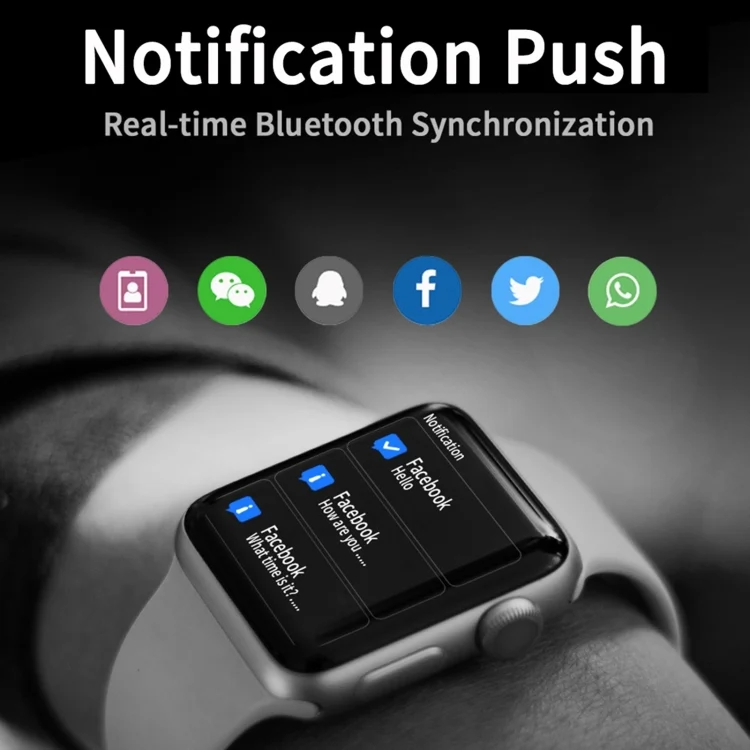 EDA002965601_B2.webp D SEVEN 1.9 inch TFT Screen Smart Watch, Support Bluetooth Dial/Sleep Monitoring - Image 3