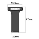 Silicone Nurse Brooch Watch Band - Image 7