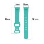 For Amazon Halo View Silicone Butterfly Buckle Watch Band - Image 7